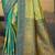 sea green soft silk woven work traditional saree