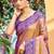royal purple soft silk woven work traditional saree