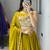 Antique-Gold Color Premium Beads Work Fendy Lehenga With Fully Unstitched Blouse