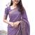 Mirchi fashion women’s bandhani print cotton blend saree with unstitched blouse piece – purple