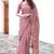 Mirchi fashion women’s bandhani print cotton blend saree with unstitched blouse piece – pink