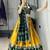 Yellow Color Zari Weaving Work Kanchipuram Silk  Pattu Lehenga Choli With Unstitched Blouse