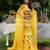 Yellow Embroidered Viscose Lehenga Set