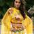 Yellow Embroidered Viscose Lehenga Set
