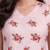 womens pink floral digital print rayon slub sleeveless straight kurta