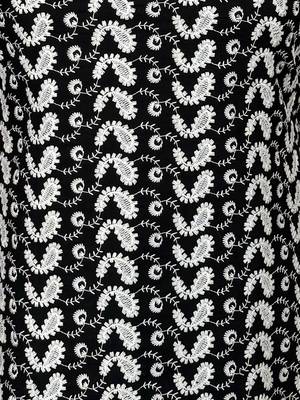 women's black chikankari cotton kurta 5