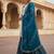 white & teal designer sharara suit