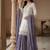 white & lavender ethnic sharara set