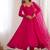 pink anarkali ethnic dress