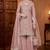 soft pink designer sharara suit