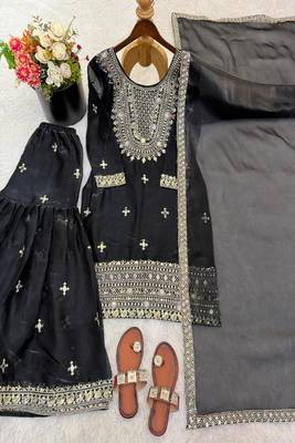 black designer ethnic suit 4