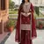 maroon designer ethnic suit