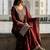 maroon designer ethnic suit