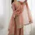 peach pink festive sharara suit