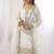 white designer sharara set