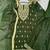 dark green embroidered designer suit
