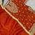 orange traditional embroidered suit