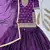 royal purple designer sharara suit