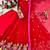red traditional lehenga set