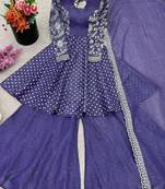 lavender purple sharara set