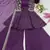 deep purple designer sharara suit