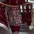 maroon embroidered patiala set