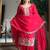 classic red traditional suit set