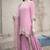 blush pink festive sharara suit