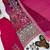 pink multicolor printed kurta set