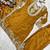 deep yellow designer embroidered kurta set