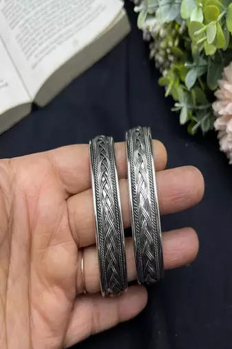 Celtic knot silver cuff bracelet set, viking braided cuff bangle, adjustable tribal bracelet for women