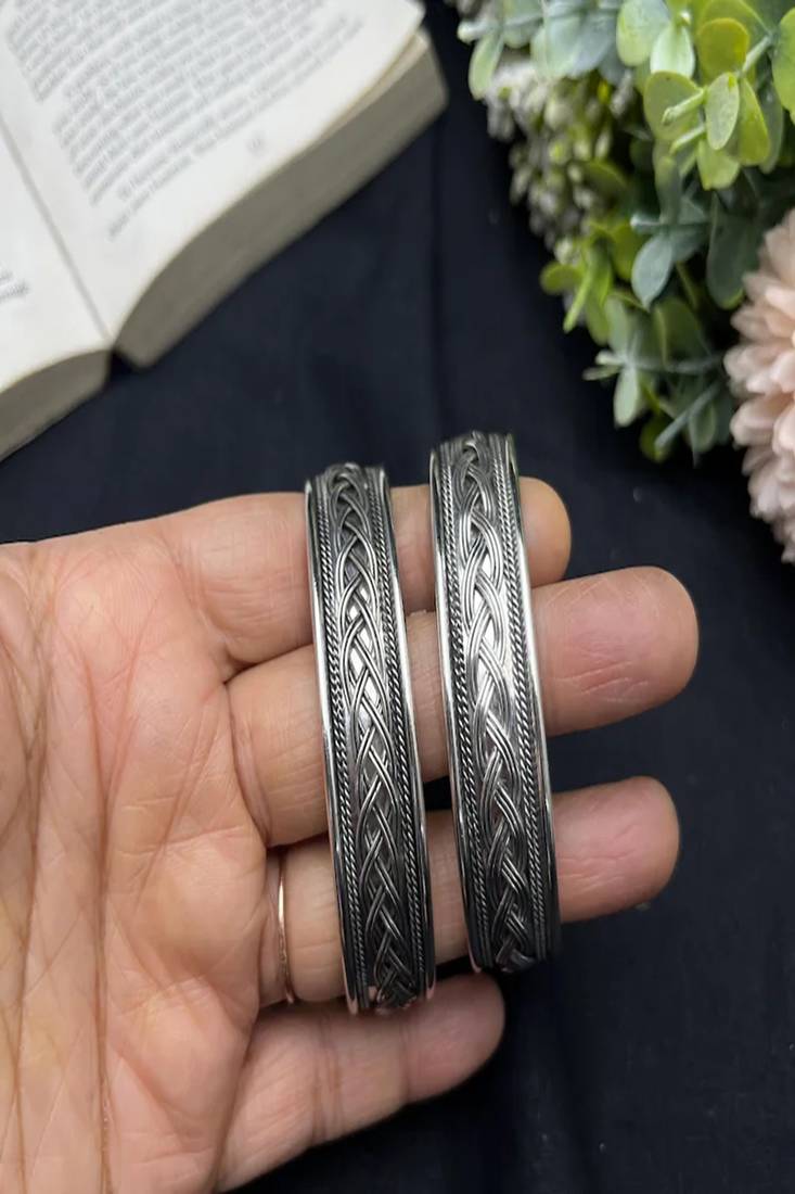 Celtic knot silver cuff bracelet set, viking braided cuff bangle, adjustable tribal bracelet for women