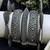 Oxidized silver tribal kada set for women, wide statement openable screw bangles