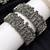Oxidized silver ram darbar kada bangle – temple jewelry statement cuff bracelet