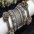 Oxidized silver bangle bracelet set for women|vintage tribal boho jewelry|ghungroo ethnic