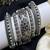 Vintage silver plated hand kada combo set of 5 pc|statement tribal openable ethnic wide kadas