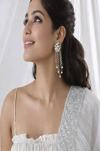 Oxidized silver ghungroo earrings, boho tribal statement dangle jewelry