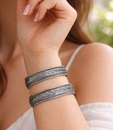 Celtic knot silver cuff bracelet set, viking braided cuff bangle, adjustable tribal bracelet for women