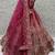 Dazzling Rani Pink Zari Work Silk Bridal Lehenga Choli With Double Dupatta