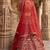 Astonishing Red Hand Work Silk Bridal Lehenga Choli With Double Dupatta