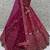 Classy Pink Thread Work Silk Bridal Lehenga Choli With Double Dupatta