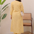 Yellow designer rayon kurta with pant set for women | comfortable daily wear