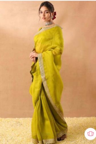 Embellished sequinned art silk heavy work saree