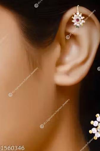 Indian bollywood gold plated bugadi earrings for women and girls jewelry set