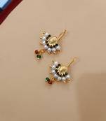 Indian bollywood gold plated bugadi earrings for women and girls jewelry set