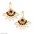 Indian bollywood gold plated bugadi earrings for women and girls jewelry set