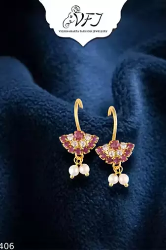 Indian bollywood gold plated bugadi earrings for women and girls jewelry set
