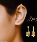 Indian bollywood gold plated bugadi earrings for women and girls jewelry set