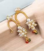 Indian bollywood gold plated bugadi earrings for women and girls jewelry set