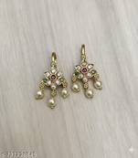 Indian bollywood gold plated bugadi earrings for women and girls jewelry set